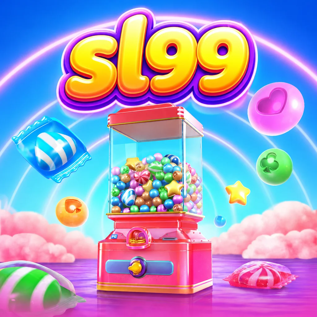 sl99 mesin permen warna-warni dalam Candy Superwin